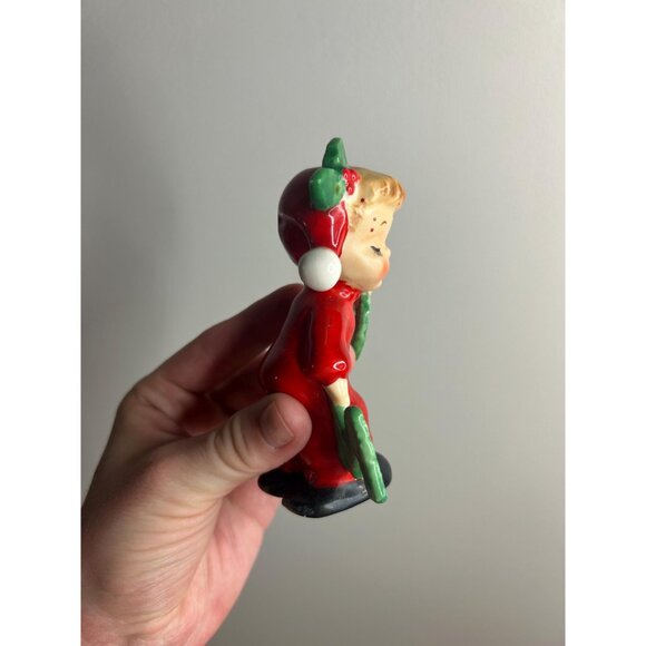 “NO” Noel cute kitschy salt pepper shaker Christmas napco - SINGLE replacement - Picture 5 of 7